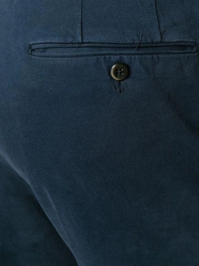 Shop Pt01 Slim-fit Trousers In Blue