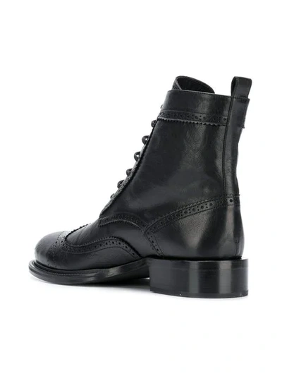 Shop Ann Demeulemeester Canyon Boots - Black