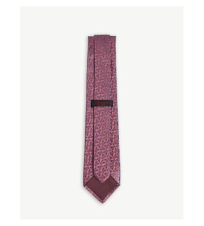 Shop Charvet Two-tone Mare Silk Tie In Pink