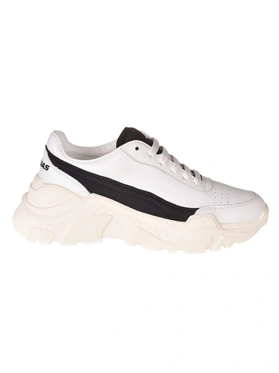 Shop Joshua Sanders Zenith Sneakers In White/black