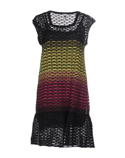 Shop M Missoni Short Dresses In Black