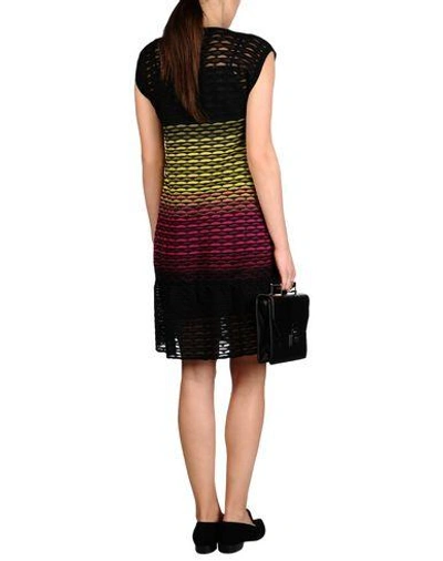 Shop M Missoni Short Dresses In Black