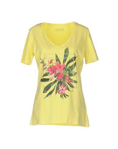 guess shirt yellow