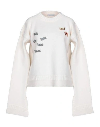 Shop Jw Anderson Sweater In Ivory