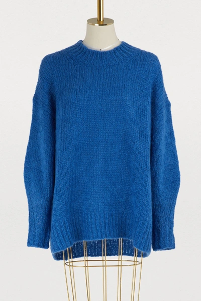Shop Isabel Marant Mohair Idol Sweater In Blue