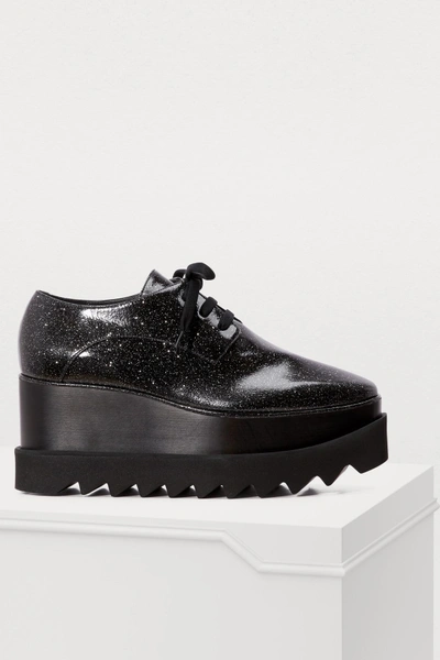 Shop Stella Mccartney Elyse Sneakers In 1000 - Black Star