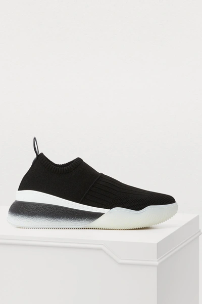 Shop Stella Mccartney Sock Sneakers In 1006 - Black/blk-wht