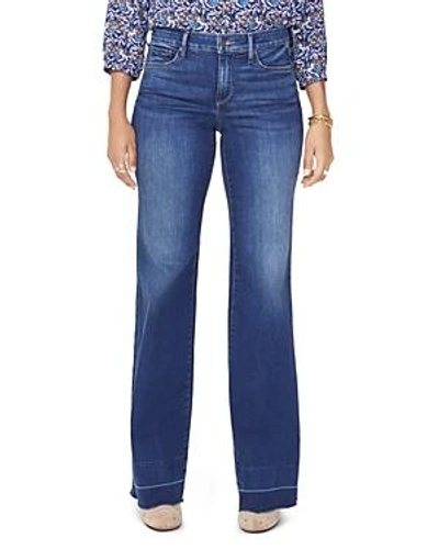 Shop Nydj Released-hem Wide-leg Trouser Jeans In Muir - 100% Exclusive