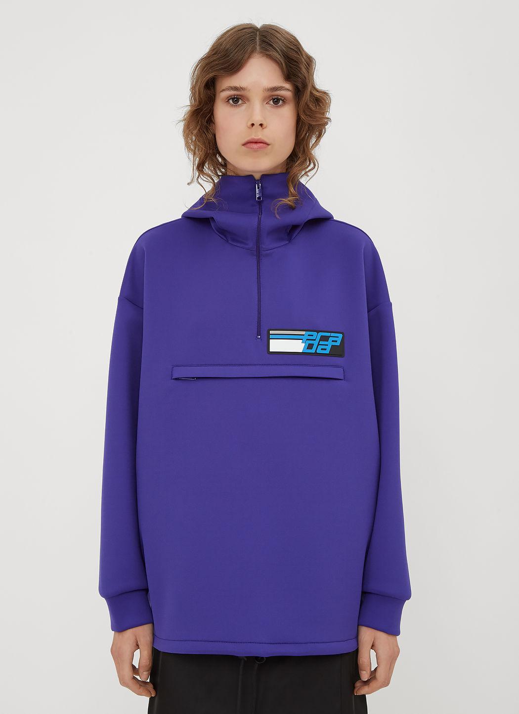 prada kapşonlu sweatshirt