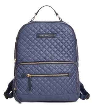 tommy hilfiger alva quilted backpack