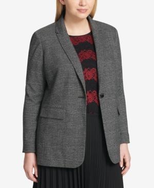 calvin klein plus size blazer