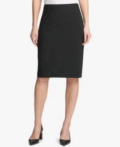 Shop Dkny Pencil Skirt, Created For Macy's In Black