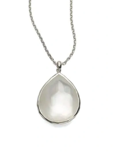 Shop Ippolita Women's Rock Candy Large Sterling Silver & Doublet Pendant Necklace