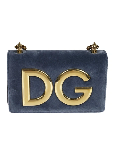 Shop Dolce & Gabbana Dg Millennials Shoulder Bag In Azure/petroleum
