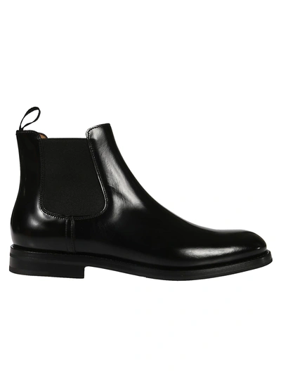 Shop Church's Elasticated Side Band Boots In Black