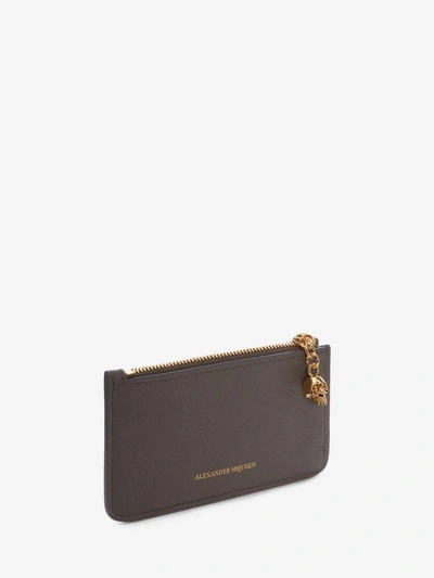 Shop Alexander Mcqueen Zipped Card Holder