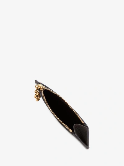 Shop Alexander Mcqueen Zipped Card Holder