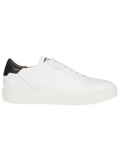 Shop Santoni Low Top Sneakers In White