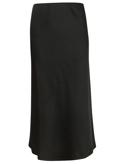 Shop Maison Margiela Flared Midi Skirt In Black
