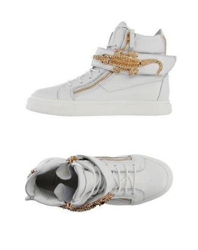 Shop Giuseppe Zanotti Sneakers In White