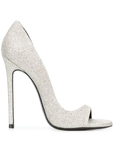 Shop Maison Ernest Party Pumps In Metallic