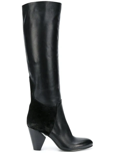 Shop Strategia Knee-length Boots In Black