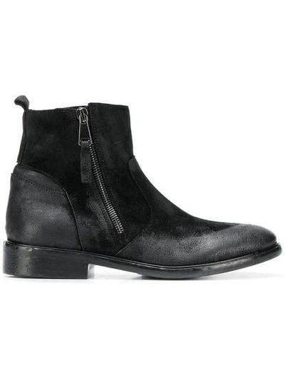 Shop Strategia Side Zipped Boots - Black