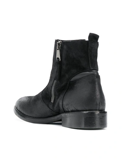 Shop Strategia Side Zipped Boots - Black