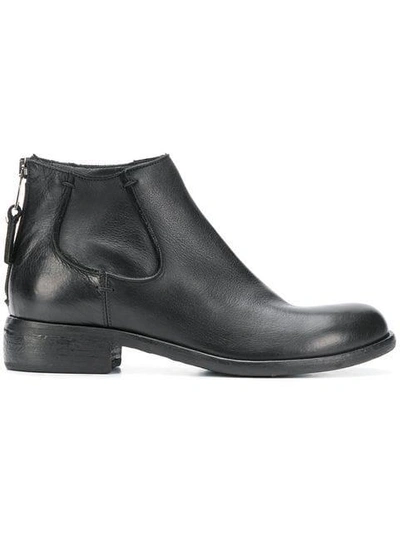 Shop Strategia Low Ankle Boots - Black