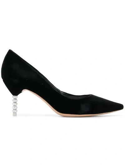 Shop Sophia Webster Coco Crystal Pumps - Black