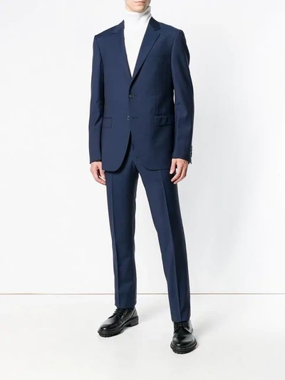Shop Lanvin Two-piece Formal Suit In Blue