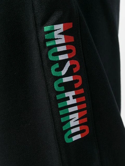 Shop Moschino Jersey Sweatpants - Black