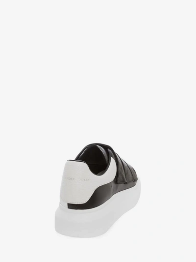 Shop Alexander Mcqueen Oversized Sneaker In Black/white