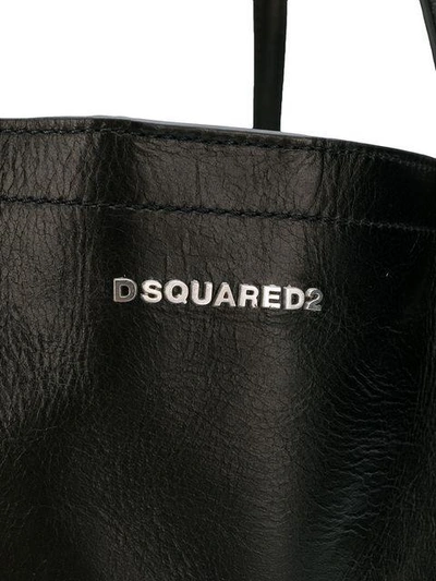 Shop Dsquared2 Logo Tote Bag - Black