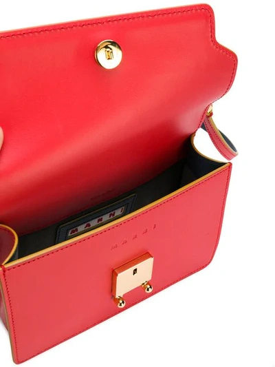 Shop Marni Trunk Shoulder Bag - Red