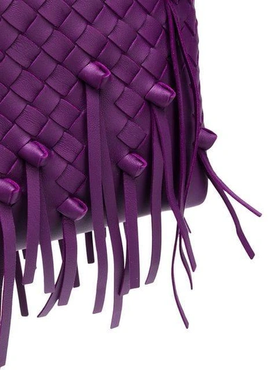 Shop Bottega Veneta Intrecciato Bag In Purple