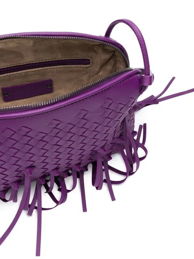 Shop Bottega Veneta Intrecciato Bag In Purple