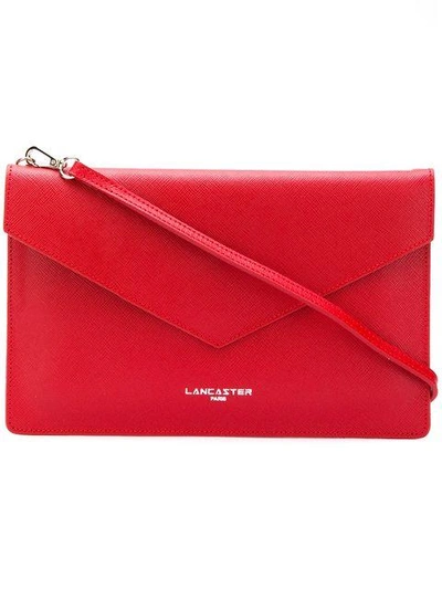 Shop Lancaster Air Clutch Bag In Red