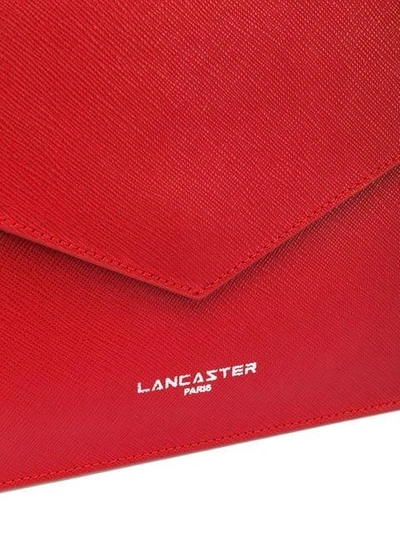 Shop Lancaster Air Clutch Bag In Red