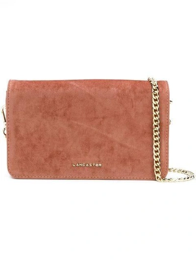Shop Lancaster Flap Clutch Bag In Pink