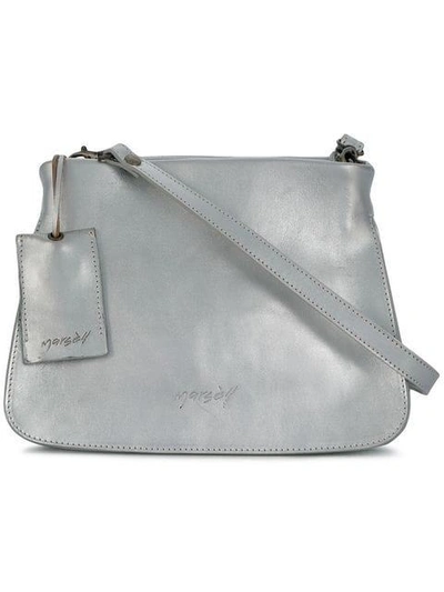 Shop Marsèll Metallic Shoulder Bag - Grey