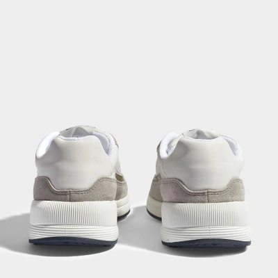 Shop Apc A.p.c. | Women Running Shoes In White Polyester Nylon