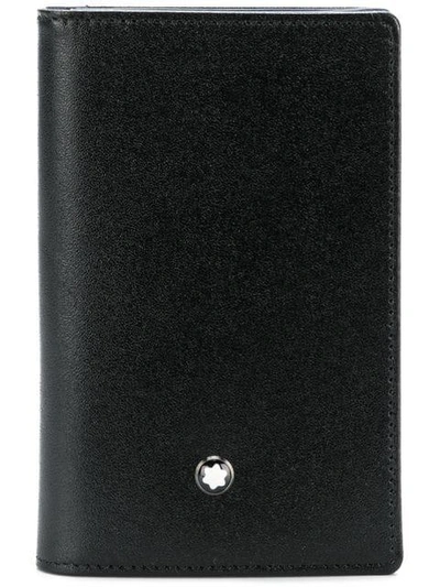 Shop Montblanc Logo Stud Billfold Cardholder - Black