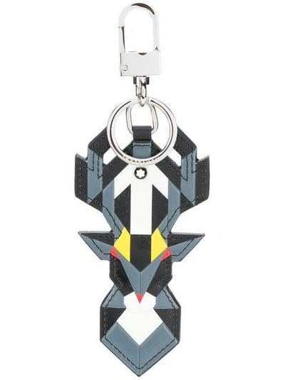 Shop Montblanc Transformer Keyring In Grey