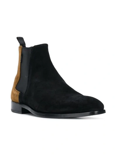 Shop Ps By Paul Smith Two-tone Chelsea Boots - Black