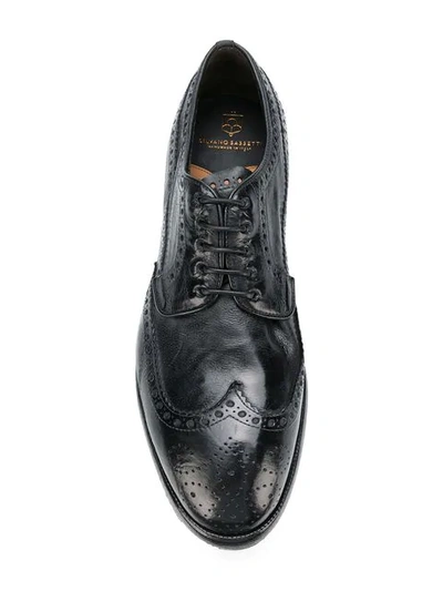 Shop Silvano Sassetti Classic Brogues - Black