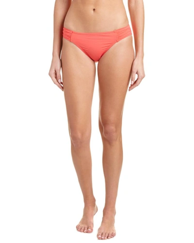 Shop Tommy Bahama Shirred Hipster Bottom In Red