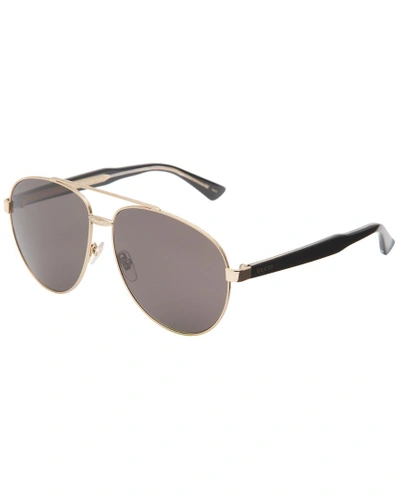 Shop Gucci Unisex 61mm Sunglasses In Nocolor