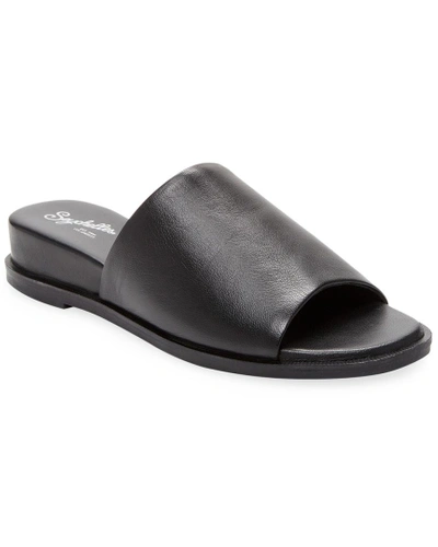 Shop Seychelles Take A Dive Leather Slide Sandal In Nocolor