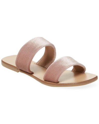 Shop Saks Fifth Avenue Strappy Textured Flat Sandal In Nocolor